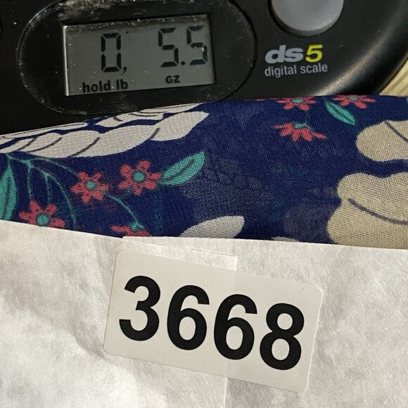 Mary & Mabel Floral Tunic Blouse Womens S Oversized Boho Chic Flowy Sheer Ruffle - Picture 9 of 10